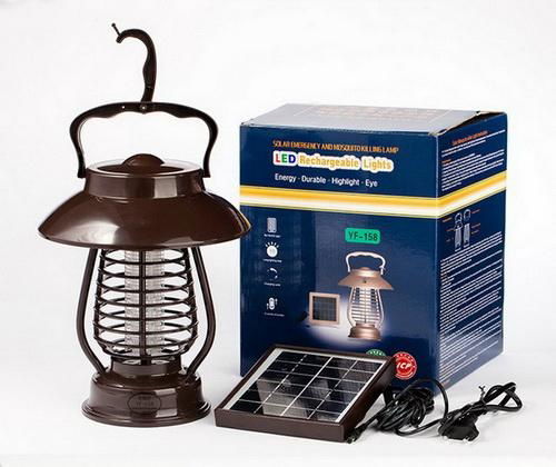 2014 Stainless Steel Solar LED Decorative Outdoor Mosquito Killer Light