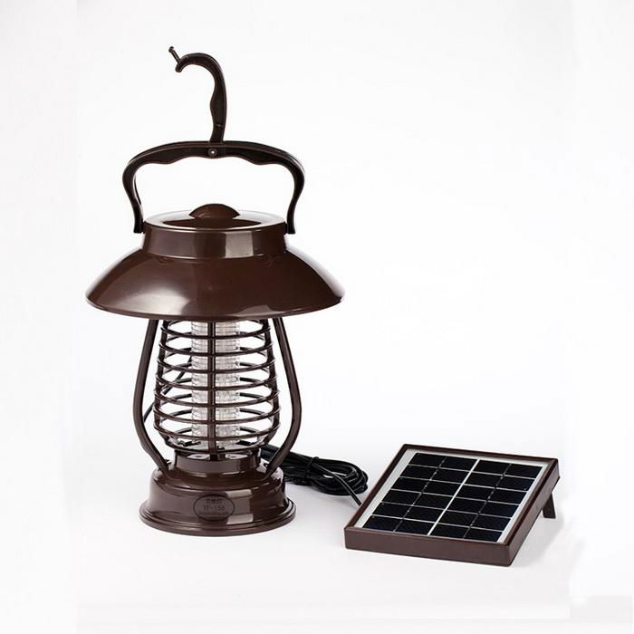 2014 Stainless Steel Solar LED Decorative Outdoor Mosquito Killer Light 4