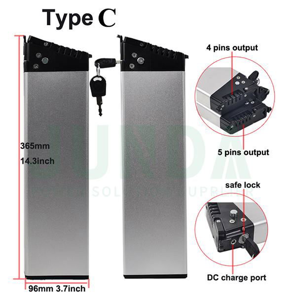 48v dch-006 ebike battery 48v 10.4ah  12.8ah 14ah electric bike battery DCH-009  2