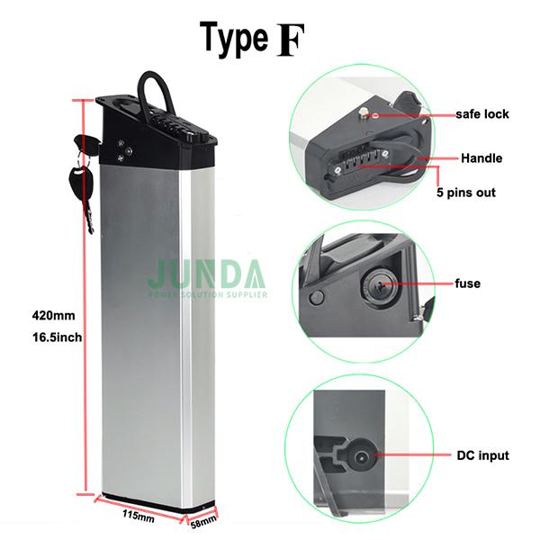 48v dch-006 ebike battery 48v 10.4ah  12.8ah 14ah electric bike battery DCH-009  3