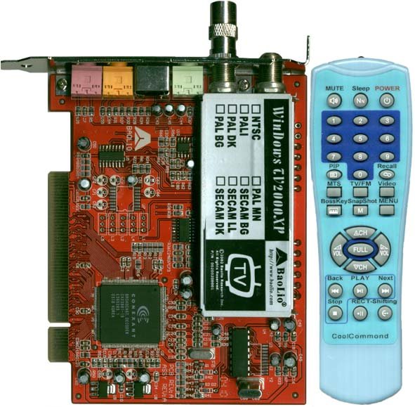 PCI FM/電視卡(CX2388X)