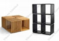 Solid Bamboo Slot Storage Unit(6068) 1