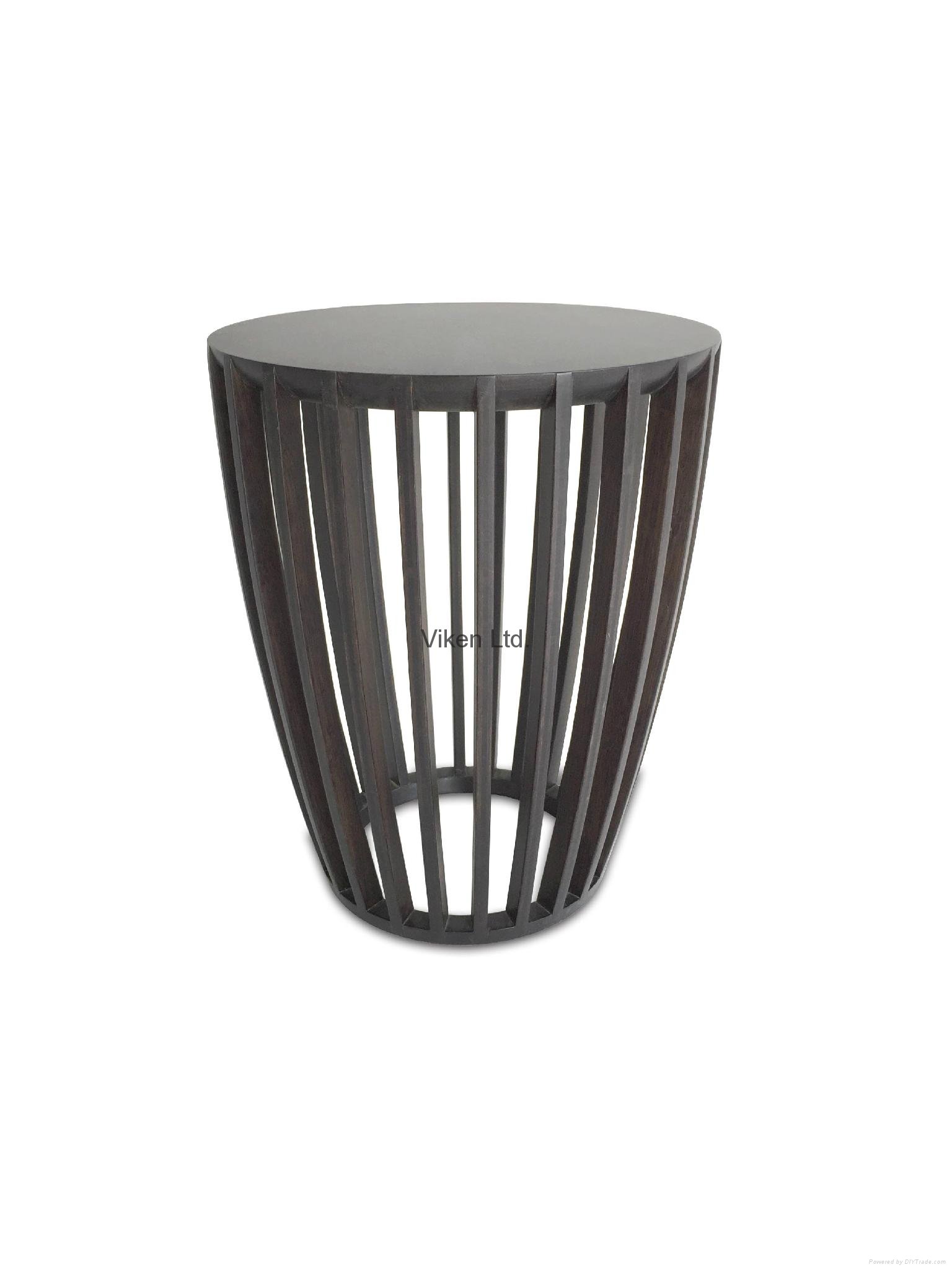 Yuan Solid Bamboo Accent Table(9253) 2