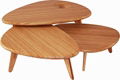 Pebble Bunch Solid Bamboo Coffee Table (large) (9261L) 2