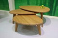 Pebble Bunch Solid Bamboo Coffee Table (large) (9261L) 4