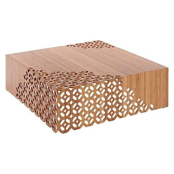 Lace Solid Bamboo Coffee Table (9241) 3
