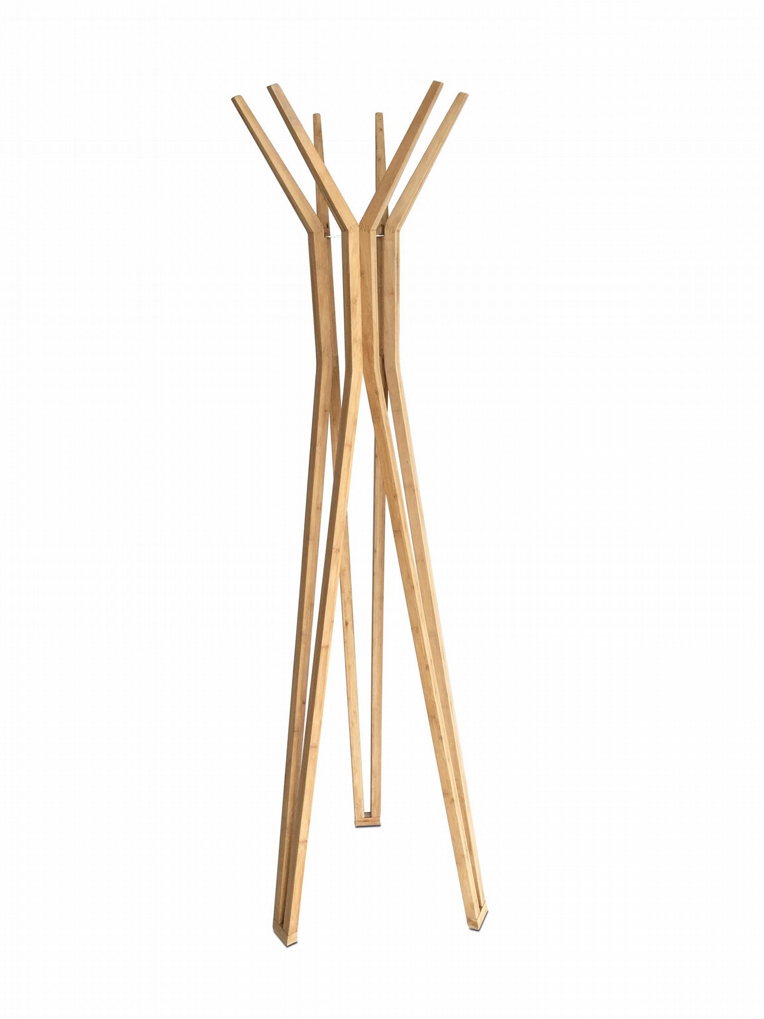 Polar Solid Bamboo Coat Rack/ Coat Hanger (5017) 2