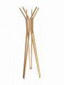 Polar Solid Bamboo Coat Rack/ Coat Hanger (5017) 2