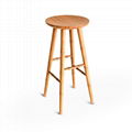 Solid Bamboo barstool (8126)