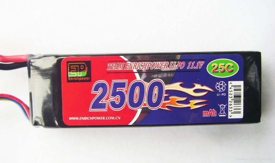 锂聚合物航模电池2200-11.1V-25C 4