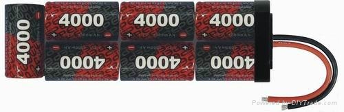 镍氢动力型船模电池SC4000MAH-8.4V
