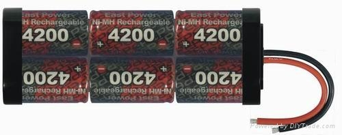 镍氢动力型船模电池SC4000MAH-8.4V 2