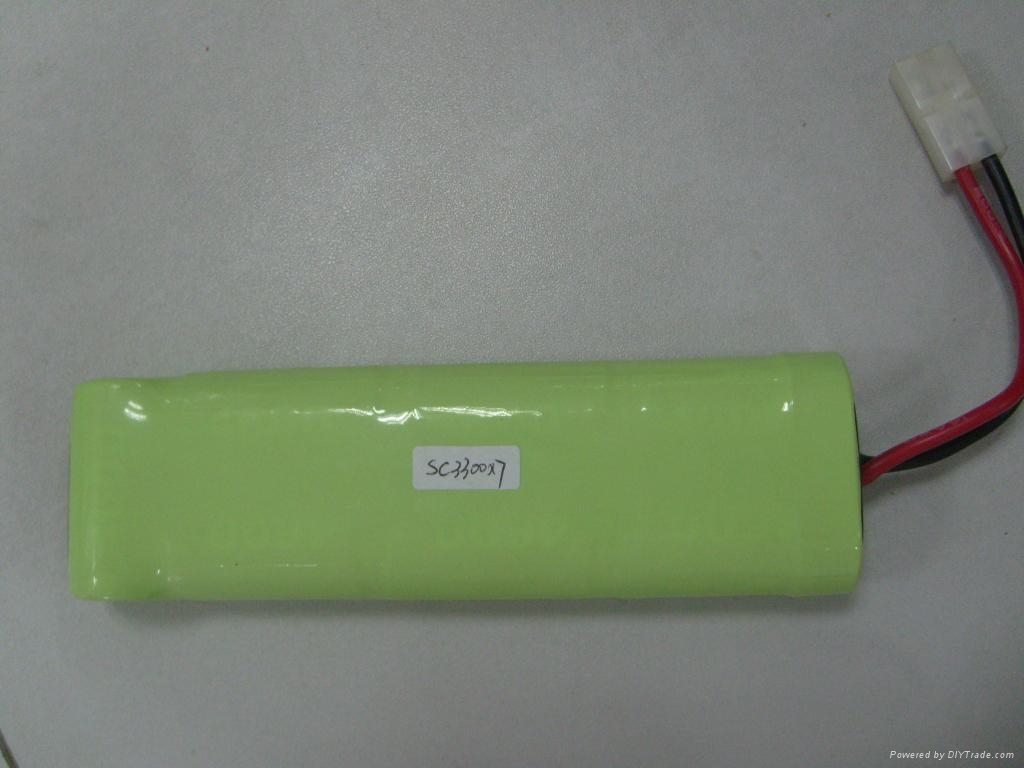 镍氢动力型船模电池SC4000MAH-8.4V 5