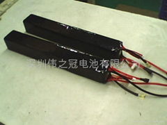 航拍无人机锂聚合物电池EP8000-25C-44.4V