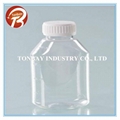 PET PLASTIC LIQUID BOTTLE WITH CAP 1