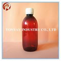 250ML PHARMACEUTICAL BROWN PLASTIC