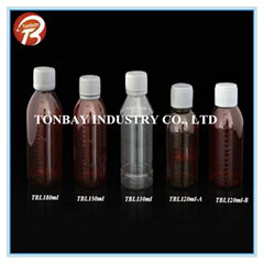 150ML PET PLASTIC BOTTLE FOR LIQUID MEDICINE