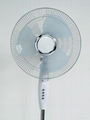 16 Inch AC&DC Operated Solar Stand Fan with Brushless DC12V Motor