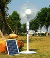 Cheap Price 16'' Solar Stand Fan in 16W with Brushless DC Motor 2