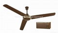 56'' Solar Powered AC DC Rechargeable Ceiling Fan with 7AH Battery BLDC Motor 2