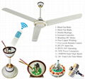 56'' 36W DC12V Solar Powered Ceiling Fan