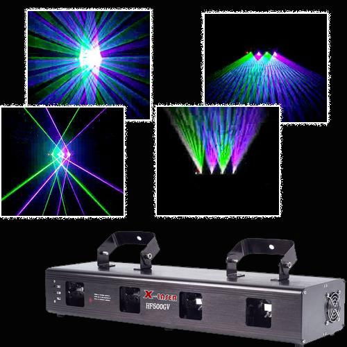 400mw multi heads mix color laser light beam show