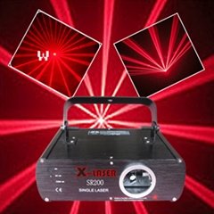 200mW Rose red disco animation laser stage light
