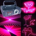 200mW Rose red disco animation laser stage light 4