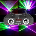 Nightclub 2 heads different colors party laser light