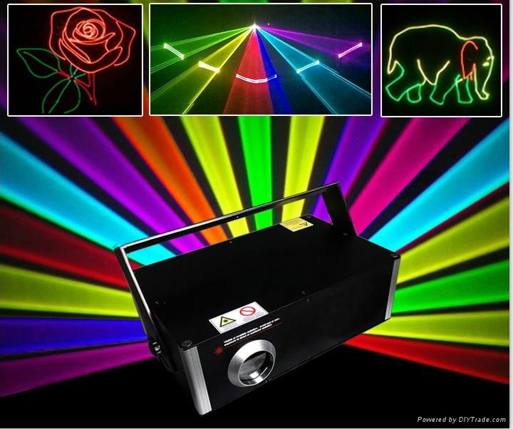 1W RGB animation Nightclub dj 3d sd card laser Disco laser light event show