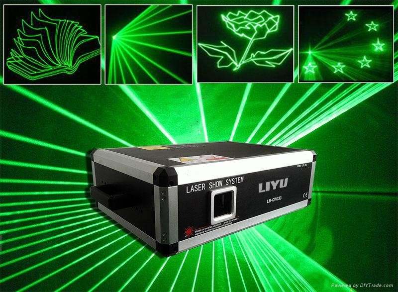 2w green laser project for dj outdoor advertising logo laser Light show 