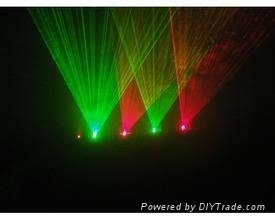 400mw Four tunnels Red and green laser stage light equipment 4