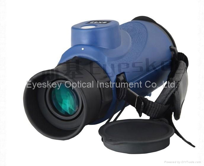 EK8964 8x42 Waterproof Monoculars with Range Finder and Compass