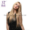 Europe and the United States women long straight hair wig 4