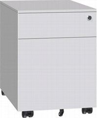 Two drawers vertical filing cabinet