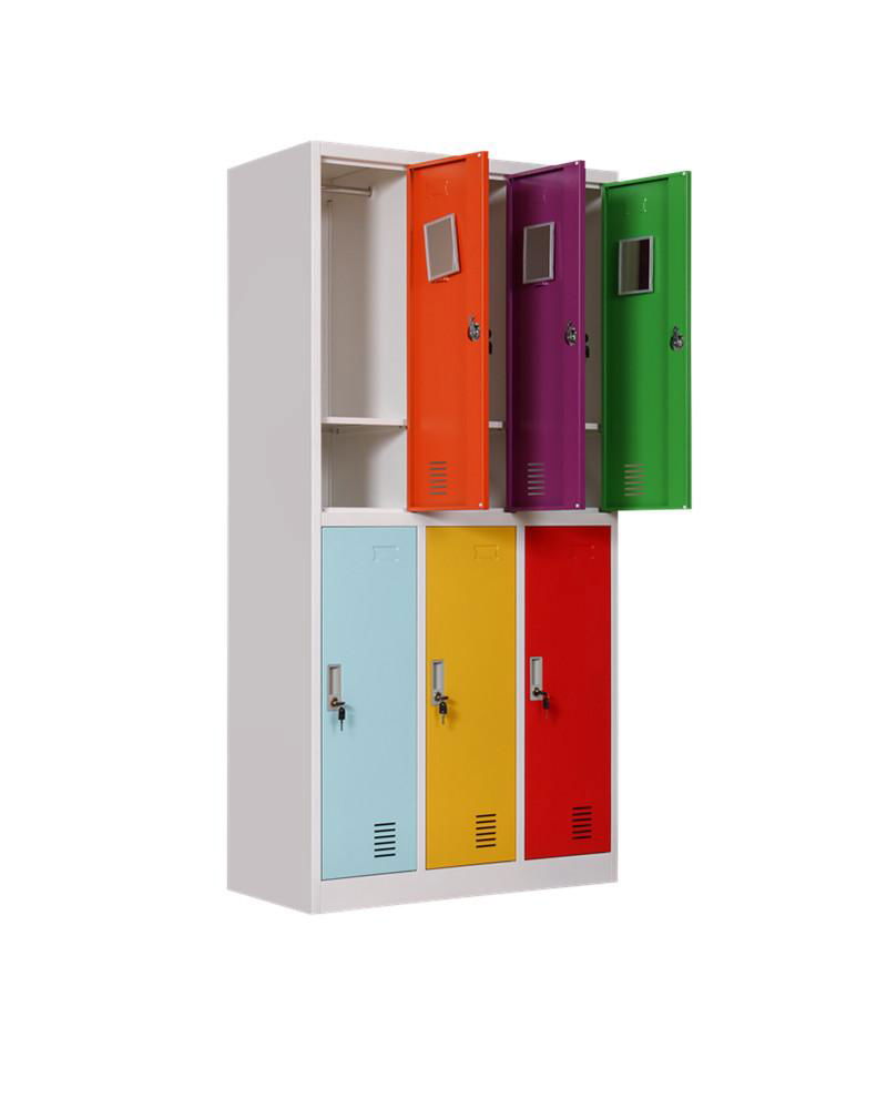 colorful door office locker 3
