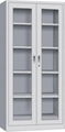 Customized 2 glass door cabinet furniture filling cabinets with storage  1