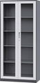 Customized 2 glass door cabinet furniture filling cabinets with storage  2