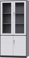 Customized 2 glass door cabinet furniture filling cabinets with storage  4