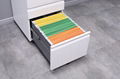 Office desk pedestal mobile filing cabinet 3 drawer 2