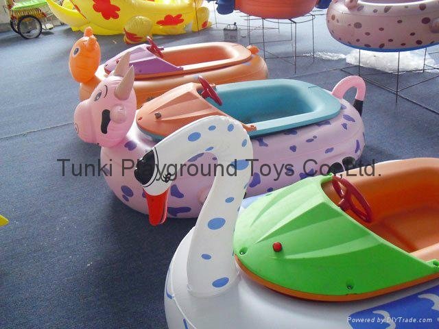 children inflatable electric bumper boat