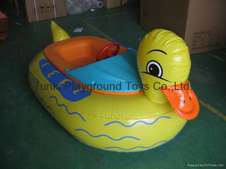 children inflatable electric bumper boat 4