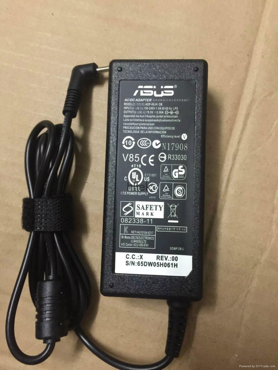 notebook ac adapter 19.5V 3.08A 60W for Asus Eee Slate EP121 Tablet PC Power