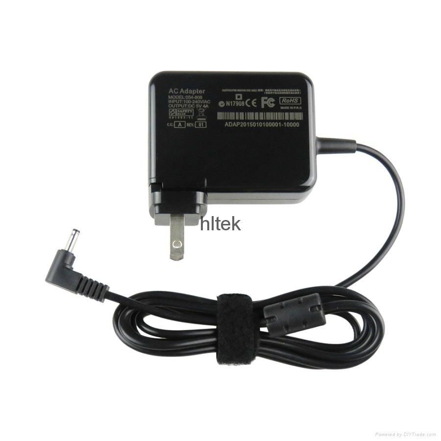 AC Adapter For Lenovo Ideapad 100S-11IBY 5V 4A 20W Power Supply Battery Charger 3