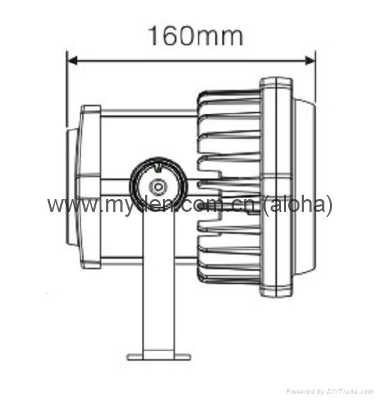 LED Projector Light 6X3W CREE 5