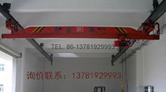 LX model single Beam Suspension motor crane