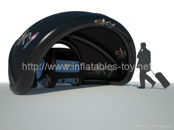 Inflatable X-gloo tent