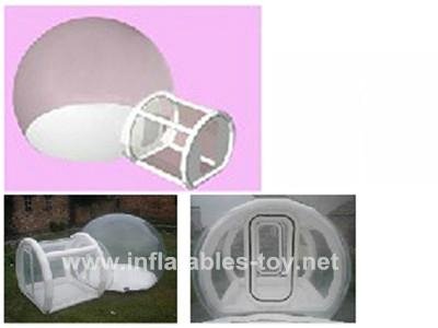 Transparent outdoor camping dome tent