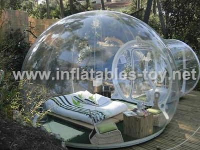 Half Transparent Inflatable Lawn Camping Dome Tent,Bubble Tent for Ourdoor Hotel 5