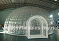 transparent PVC inflatable Dome tent for Lawn camping